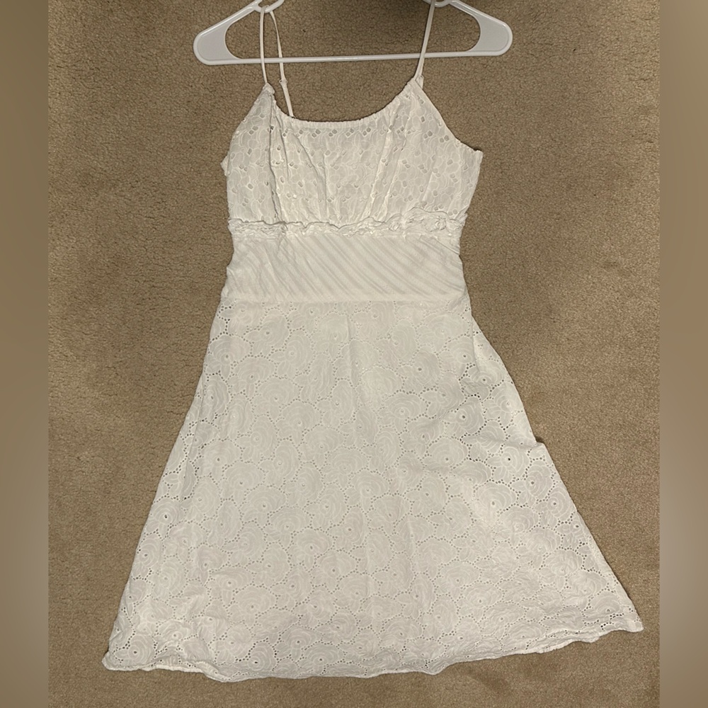 NOTICE White Eyelet Dress